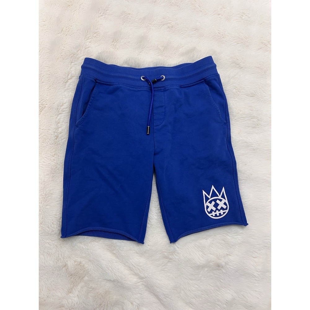 Cult of Individuality Heavy Terry Sweat Shorts Mens S Blue Tech Fleece